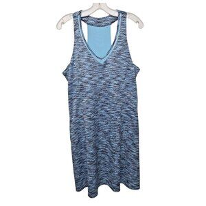 MPG Women’s Athletic Dress XL Racerback Blue Stretch Activewear Pockets Sporty